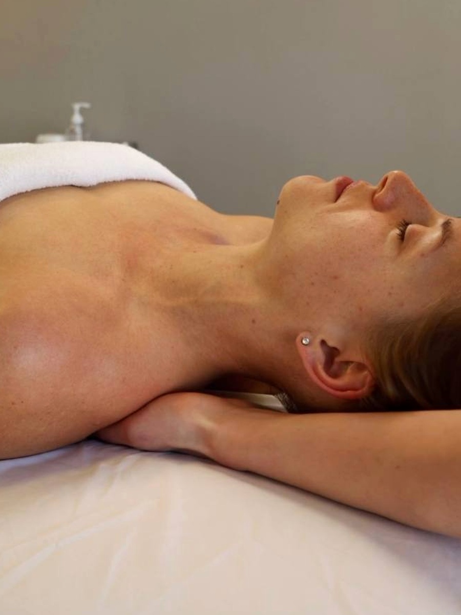 Holistic facial and upper body release treatment